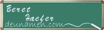 Beret Haefer Visitenkarte